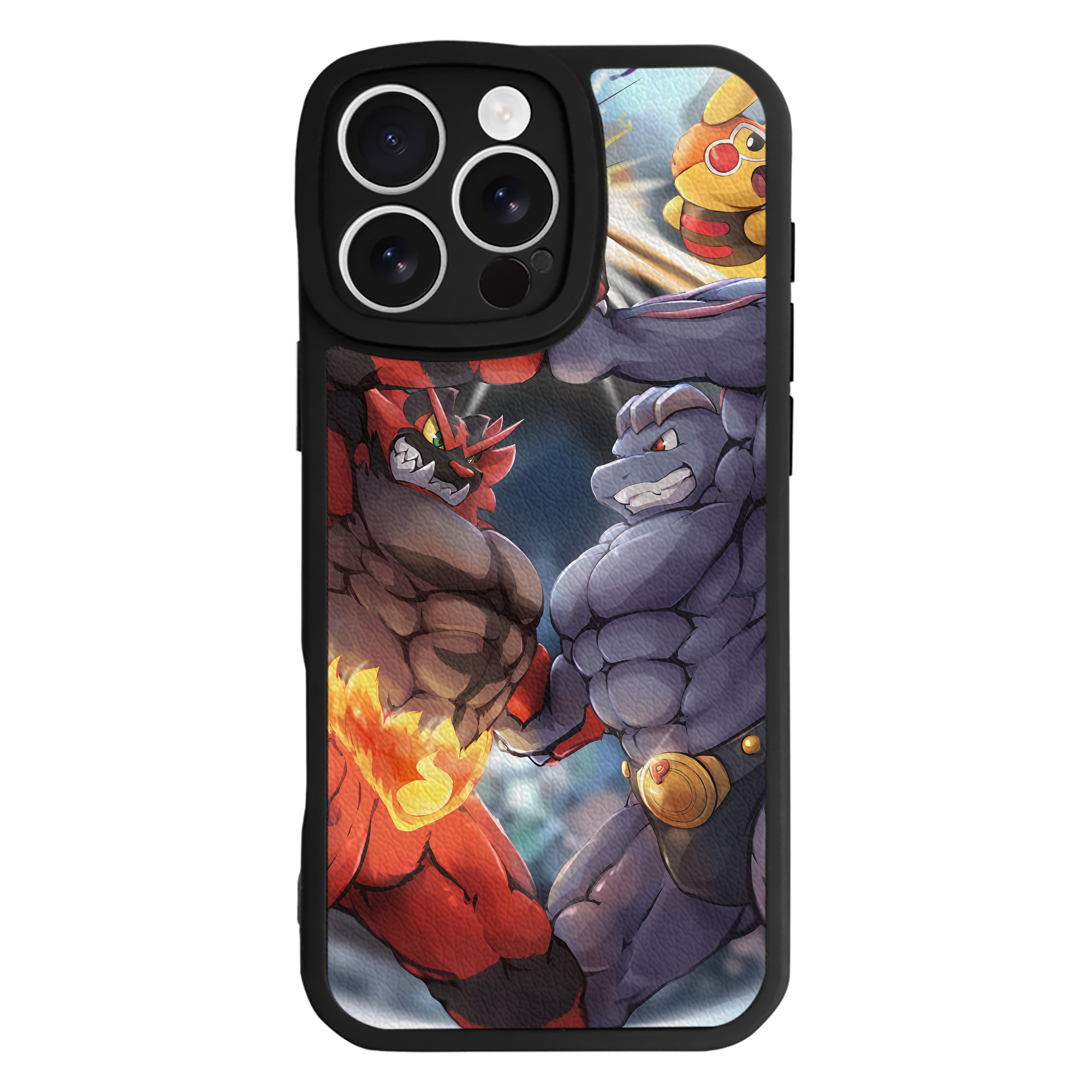 （画像用） ポケットモンスター Pokémon 【iPhone 16シリーズ対応】シリコンスマホケース（レザー調） 材質：シリコン